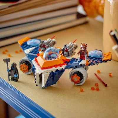 Lego MARVEL Rocketův tryskáč Warbird vs. Ronan 76278 (stavebnice)
