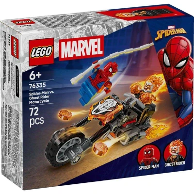 Lego MARVEL Spiderman vs. Ghost Rider na motorce 76335 (stavebnice)