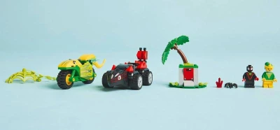 Lego MARVEL Spin, Electro a honička s dinosauřím vozidlem 11198 (stavebnice)