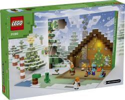 Lego MINECRAFT Adventní kalendář 2025 rozkládací s herní plochou