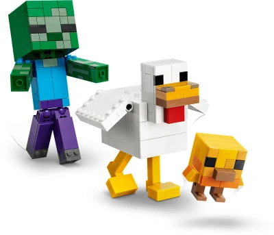 Lego MINECRAFT Kuřecí žokej 21582 (stavebnice)