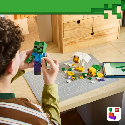 Lego MINECRAFT Kuřecí žokej 21582 (stavebnice)