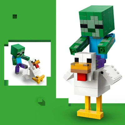 Lego MINECRAFT Kuřecí žokej 21582 (stavebnice)