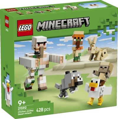 Lego MINECRAFT Kuřecí žokej a útok v poušti 21592 (stavebnice) Lego MINECRAFT Kuřecí žokej a útok v poušti 21592 (stavebnice)