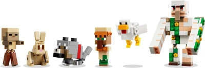 Lego MINECRAFT Kuřecí žokej a útok v poušti 21592 (stavebnice)