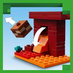Lego MINECRAFT Lávová bitva v Netheru 21266 (stavebnice)