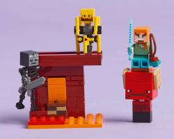 Lego MINECRAFT Lávová bitva v Netheru 21266 (stavebnice)