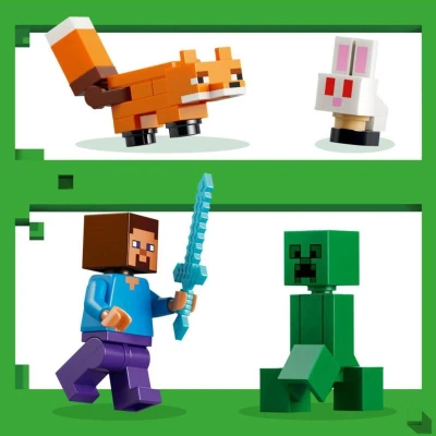 Lego MINECRAFT Steve a dobrodružství v tajze 21583 (stavebnice)