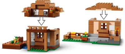 Lego MINECRAFT Útok Mága na vesnici 21596 (stavebnice)