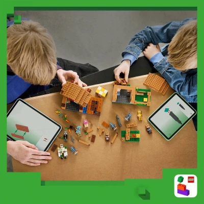 Lego MINECRAFT Útok Mága na vesnici 21596 (stavebnice)