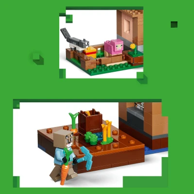 Lego MINECRAFT Útok Mága na vesnici 21596 (stavebnice)