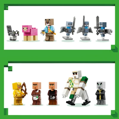 Lego MINECRAFT Útok Mága na vesnici 21596 (stavebnice)