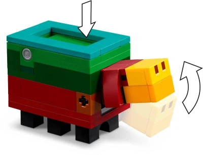 Lego MINECRAFT Záhrada s rozkvitnutými čerešňami 21260 (stavebnica)