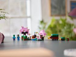 Lego MINECRAFT Zahrada s rozkvetlými třešněmi 21260 (stavebnice)