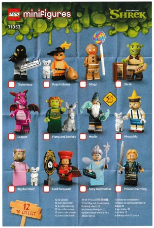 Lego Minifigurky série Shrek v krabičce 71053 (stavebnice)