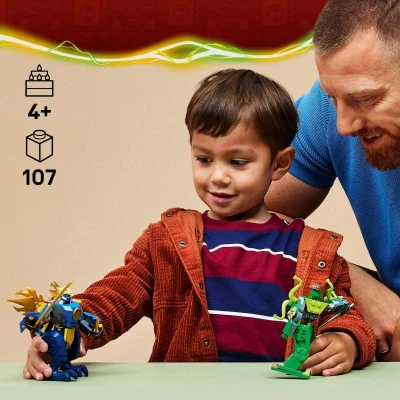 Lego NINJAGO Jay a boj v dračím robotickém obleku 71853 (stavebnice)