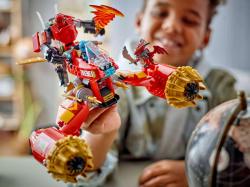 Lego NINJAGO Kaiův bouřný jezdec a robot 71830 (stavebnice)
