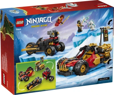 Lego NINJAGO Kombinovateľné vozidlá Kaia a Colea 71864 (stavebnica)
