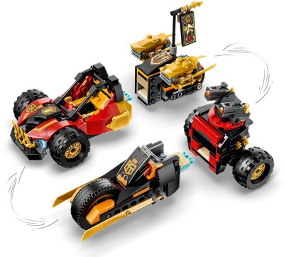 Lego NINJAGO Kombinovateľné vozidlá Kaia a Colea 71864 (stavebnica)