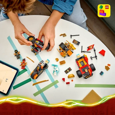 Lego NINJAGO Kombinovateľné vozidlá Kaia a Colea 71864 (stavebnica)