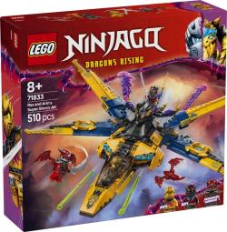 Lego NINJAGO Ras, Arin a superbouřkové letadlo 71833 (stavebnice) Lego NINJAGO Ras, Arin a superbouřkové letadlo 71833 (stavebnice)