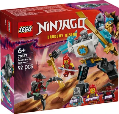 Lego NINJAGO Zaneův bojový robotický oblek 71827 (stavebnice) Lego NINJAGO Zaneův bojový robotický oblek 71827 (stavebnice)
