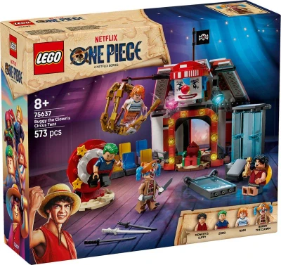 Lego ONE PIECE Klaun Buggy a cirkusový stan 75637 (stavebnice)