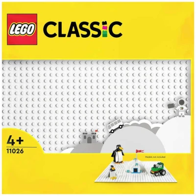 Lego Podložka bílá ke stavebnicím 25x25cm 11026