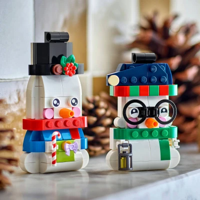 Lego SEASONAL Ozdobní sněhuláci 40812 (stavebnice)
