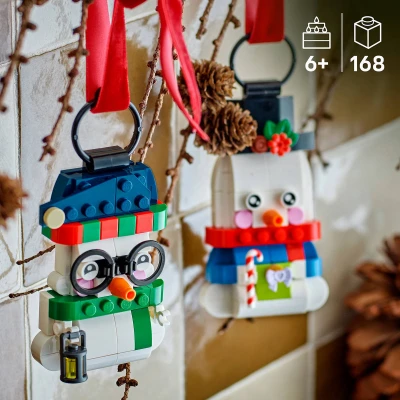 Lego SEASONAL Ozdobní sněhuláci 40812 (stavebnice)