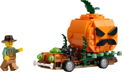 Lego SEASONAL Pick-up s halloweenskými dýněmi 40822 (stavebnice)