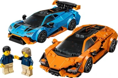 Lego SPEED CHAMPIONS Auto Lamborghini Revuelto a Huracán STO (stavebnice)