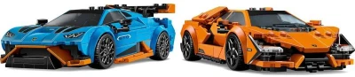 Lego SPEED CHAMPIONS Auto Lamborghini Revuelto a Huracán STO (stavebnice)