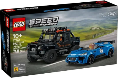 Lego SPEED CHAMPIONS Jaguar a Land Rover 77264 (stavebnice)