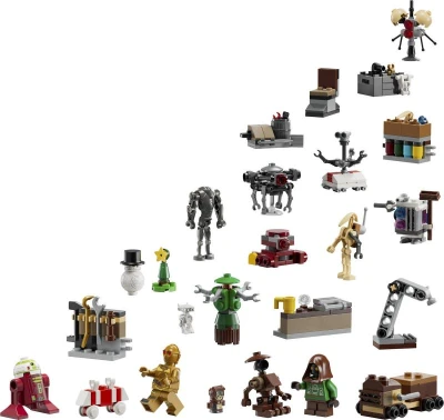 Lego STAR WARS Adventní kalendář rozkládací s herní plochou