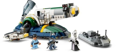 Lego STAR WARS Jango Fett a jeho hvězdná loď 75433 (stavebnice)