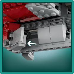 Lego STAR WARS Jediský raketoplán T-6 Ahsoky Tano 75362 (stavebnice)