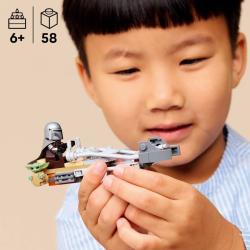 Lego STAR WARS Mandalorian a Grogu a spídrová motorka 75436 (stavebnice)