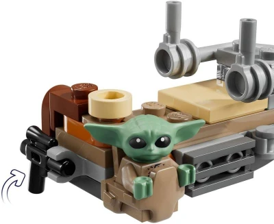 Lego STAR WARS Mandalorian a Grogu a spídrová motorka 75436 (stavebnice)