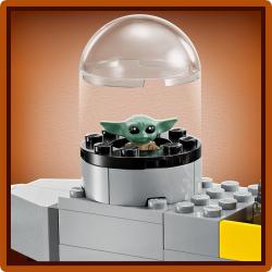 Lego STAR WARS Mando, Grogu a stíhačka N-1 Starfighter 75410 (stavebnice)