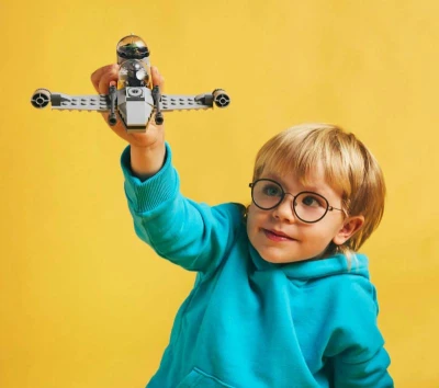 Lego STAR WARS Mando, Grogu a stíhačka N-1 Starfighter 75410 (stavebnice)