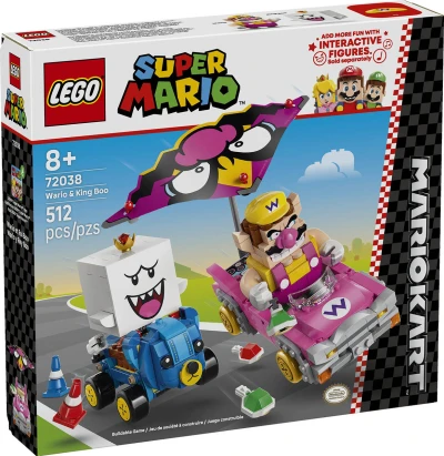 Lego SUPER MARIO Mario Kart Wario a King Boo 72038 (stavebnice) Lego SUPER MARIO Mario Kart Wario a King Boo 72038 (stavebnice)