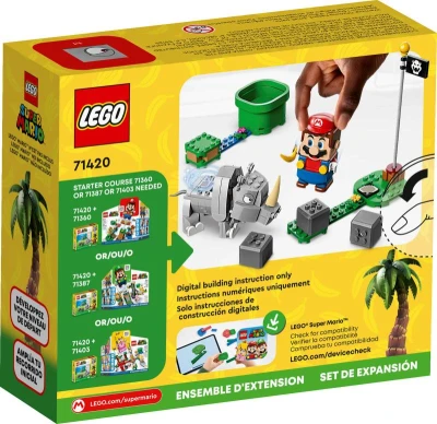 Lego SUPER MARIO Nosorožec Rambi (rozšíření) 71420 (stavebnice)