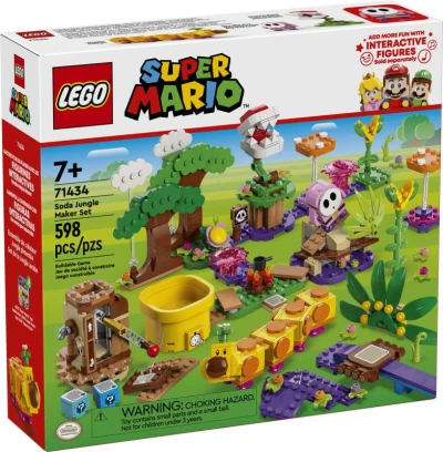 Lego SUPER MARIO Tvořivá sada Soda Jungle 71434 (stavebnice)