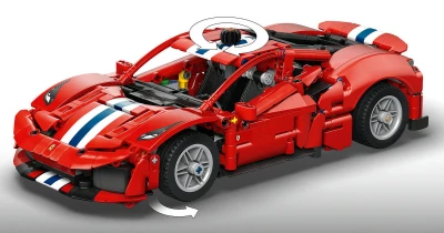Lego TECHNIC Auto Ferrari 488 PISTA 42235 (stavebnice)