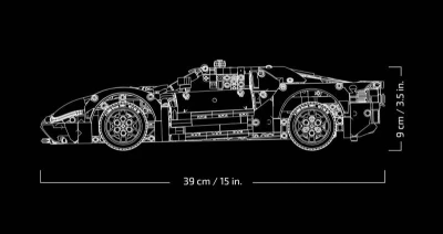 Lego TECHNIC Auto model Ford GT 2022 42154 (stavebnice)