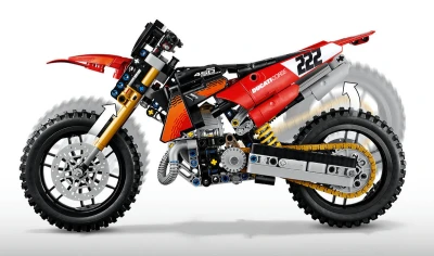 Lego TECHNIC Motorka Ducati Desmo450 MX Factory 42238 (stavebnice)