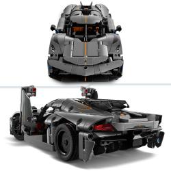 Lego TECHNIC Šedé hyperauto Koenigsegg Jesko Absolut 42173 (stavebnice)
