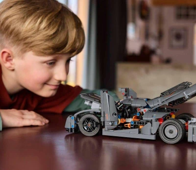 Lego TECHNIC Šedé hyperauto Koenigsegg Jesko Absolut 42173 (stavebnice)