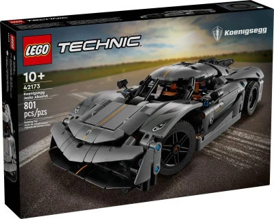Lego TECHNIC Šedé hyperauto Koenigsegg Jesko Absolut 42173 (stavebnice) Lego TECHNIC Šedé hyperauto Koenigsegg Jesko Absolut 42173 (stavebnice)